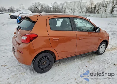 2020 Mitsubishi Mirage Es z USA, uszkodzony, nr VIN ML32A3HJ1LH001459